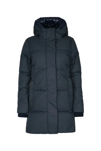 Pyrenex Navy Blue Hooded Jacket