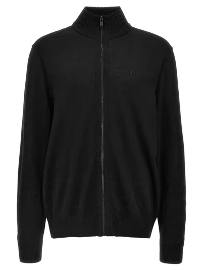 Hugo Boss 'balonso-l' Cardigan In Black