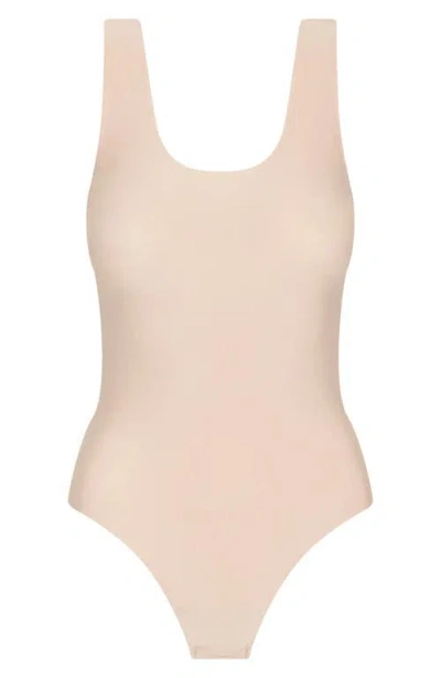 Commando Butter Thong Bodysuit In Neutral