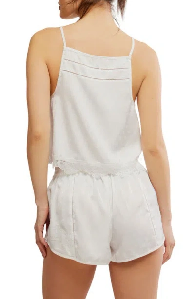 Free People Midnight Muse Short Pajamas In White