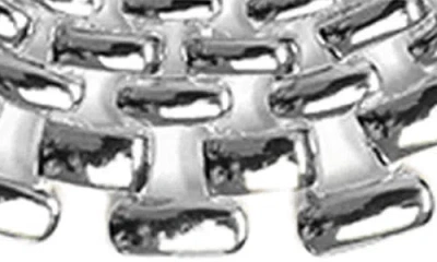 Argento Vivo Sterling Silver Panthera Link Bracelet