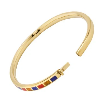 Jan Leslie Dash Bracelet Set In Sterling With 18k Gold Overlay
