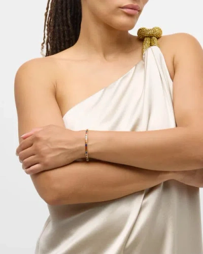 Jan Leslie Dash Bracelet Set In Sterling With 18k Gold Overlay