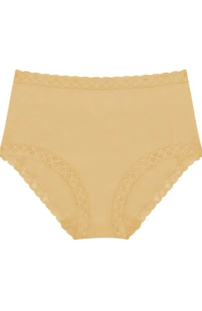 Natori Bliss Cotton Full Brief In Green