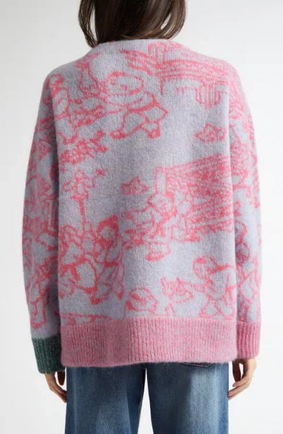 Yanyan Fuzzy Laza Alpaca & Wool Blend Cardigan