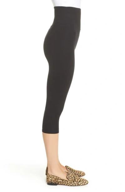 Nordstrom Go To High Waist Capri Leggings In Black
