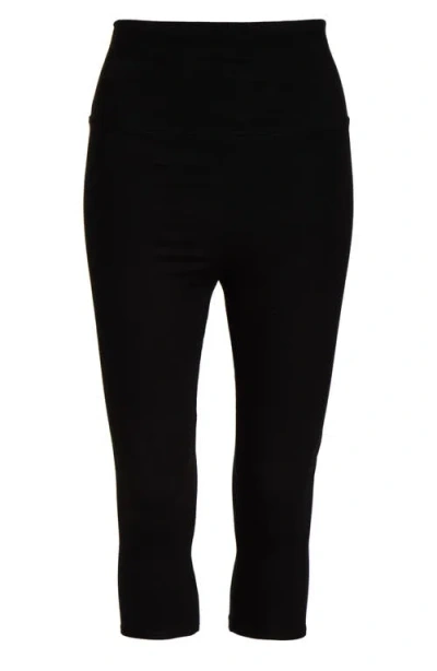 Nordstrom Go To High Waist Capri Leggings In Black
