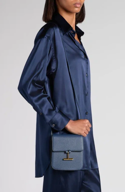 Tom Ford Mini Tara Grained Leather Crossbody Bag