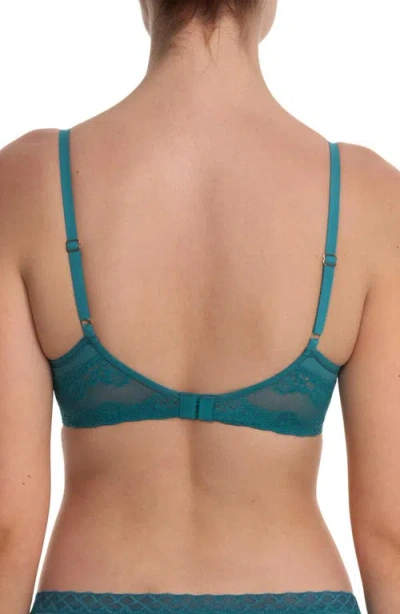 Natori Bliss Perfection Comfort Underwire T-shirt Bra In Blue