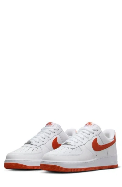 Nike Air Force 1 '07 Sneaker In Red