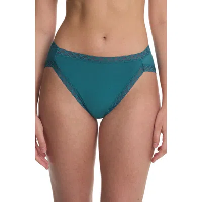 Natori Bliss Cotton French Cut Brief In Green