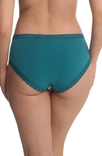Natori Bliss Cotton French Cut Brief In Green