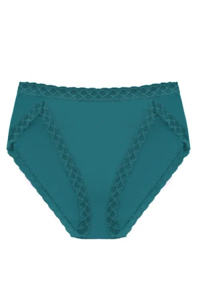 Natori Bliss Cotton French Cut Brief In Green
