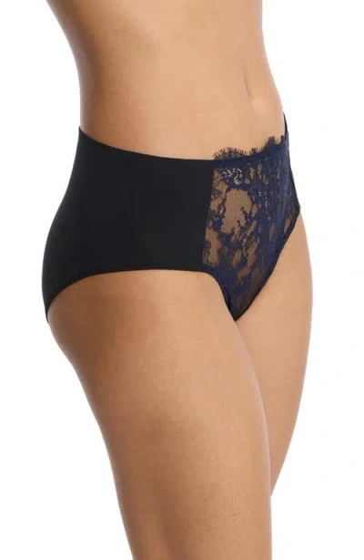 Skarlett Blue Entice Front Lace Brief In Blue
