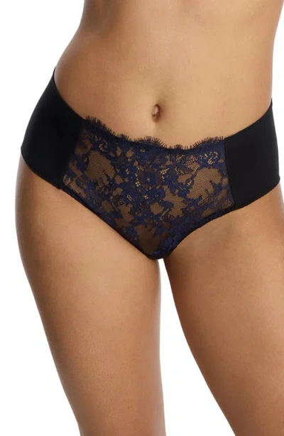 Skarlett Blue Entice Front Lace Brief In Blue
