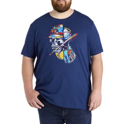 Robert Graham Dxl Big & Tall  Skull Slugger Graphic Tee