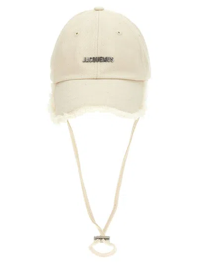 Jacquemus La Casquette Artichaut Cap In White