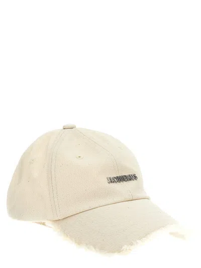 Jacquemus La Casquette Artichaut Cap In White