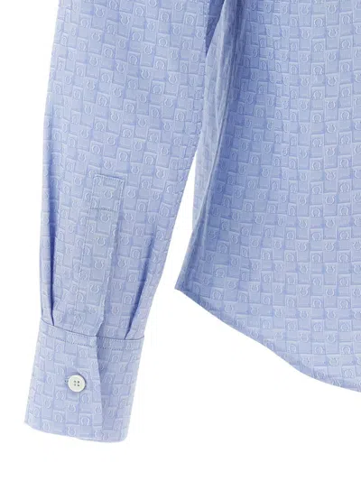 Ferragamo Gangini Shirt In Blue