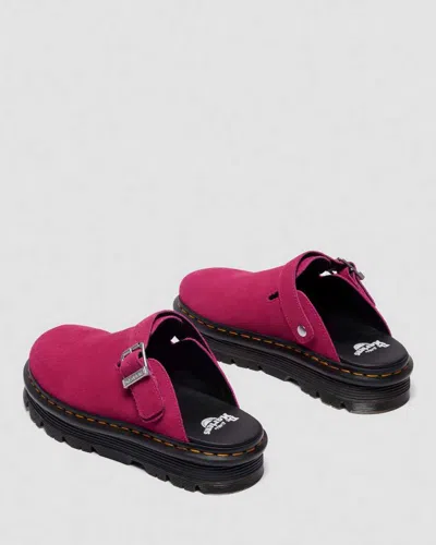 Dr. Martens' Zebzag Suede Casual Slingback Platform Mules