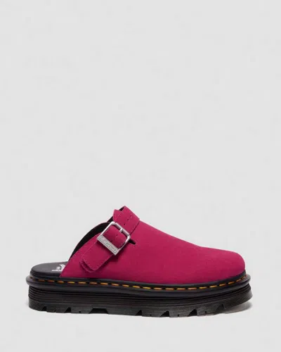 Dr. Martens' Zebzag Suede Casual Slingback Platform Mules
