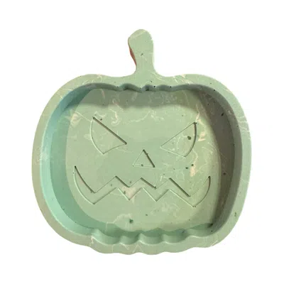 By Shax Spooky Pumpkin Tray - Green