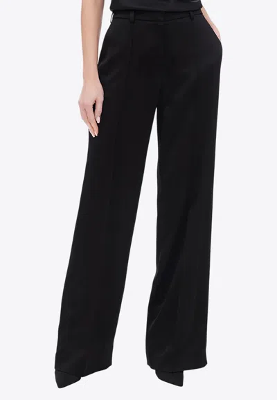 Balmain Tailored Crepe Pants In Black