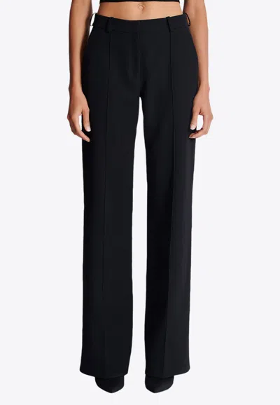 Balmain Tailored Grain De Poudre Wool Pants