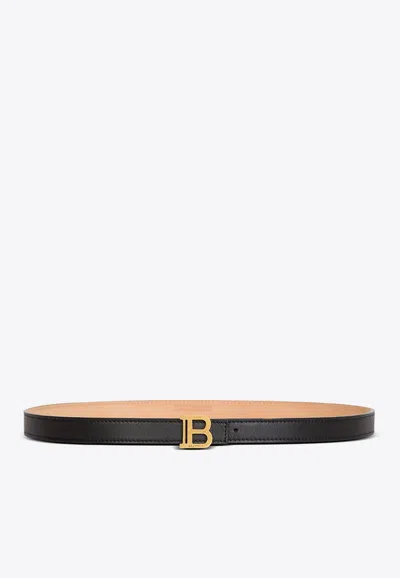 Balmain Thin Calfskin B-belt
