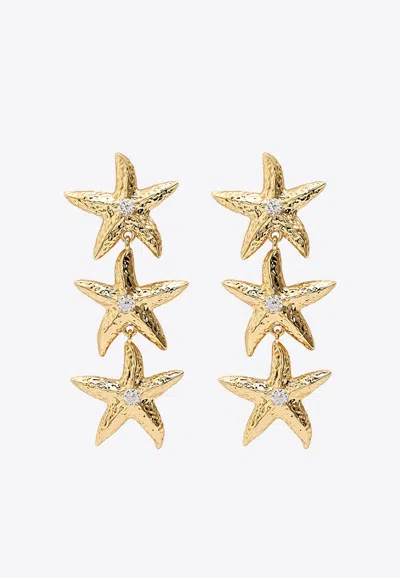 Self-portrait Mottled Sea Star Earrings