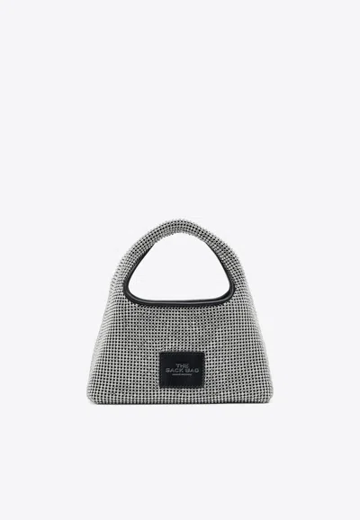 Marc Jacobs The Sack Crystal Embellished Mini Hobo Bag