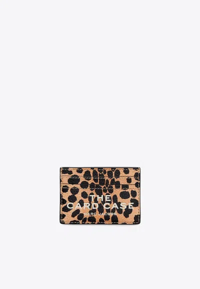 Marc Jacobs Cheetah Pebbled Leather Cardholder