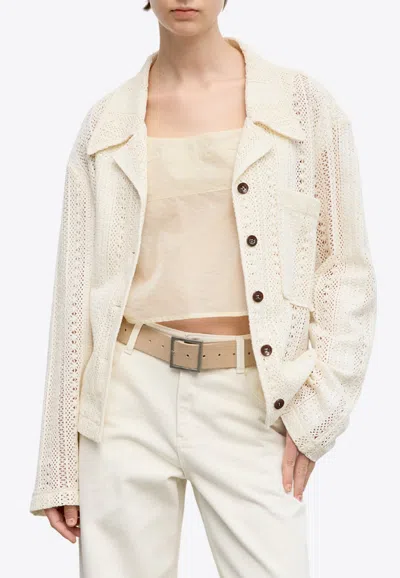 Low Classic Crochet Knit Lace Jacket