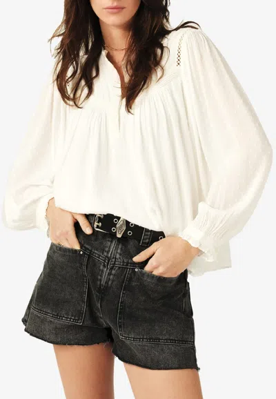 Ba&sh Pintor Draped Blouse