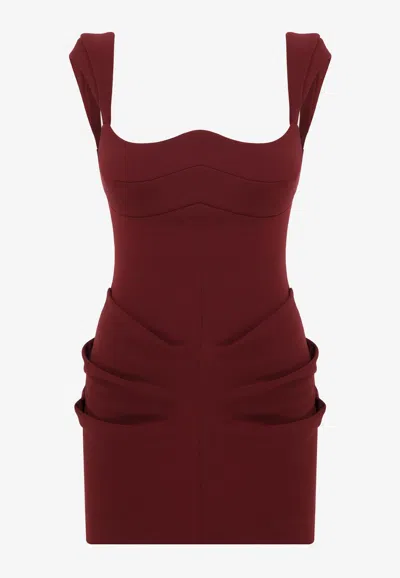 Mybestfriends Catelyn Dress Mini Dress In Brown