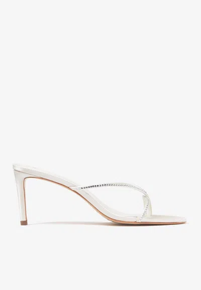 Black Suede Studio Jade 65 Crystal Embellished Sandals