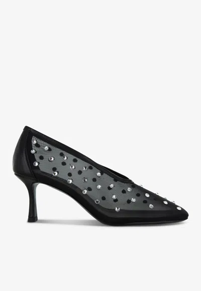 Senso Jocelyn 70 Crystal Mesh Pumps