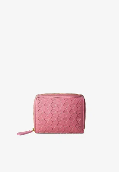Serapian Mini Mosaico Leather Zip-around Wallet