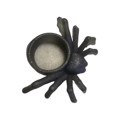 By Shax Black / Pink / Purple Spider Tealight Holder - Purple-black