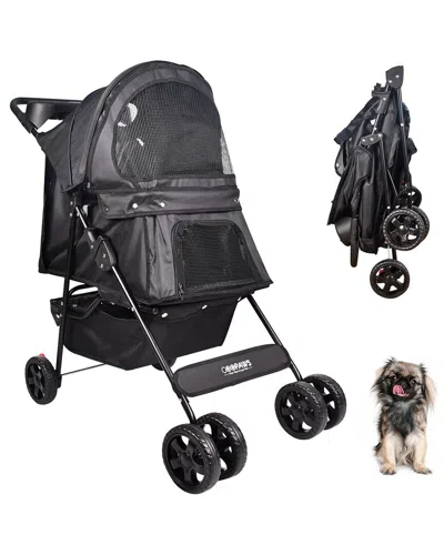 Jespet 36in 4-wheel Dog Stroller