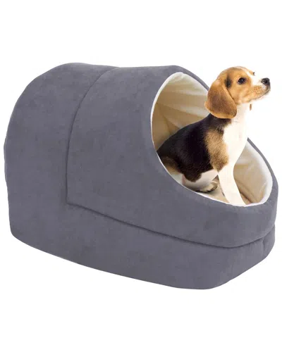 Jespet Cave Covered Cat & Dog Bed
