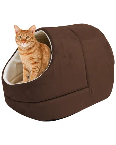 Jespet Cave Covered Cat & Dog Bed