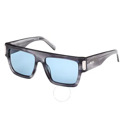Mcm Blue Browline Unisex Sunglasses Mw0011 20v 55