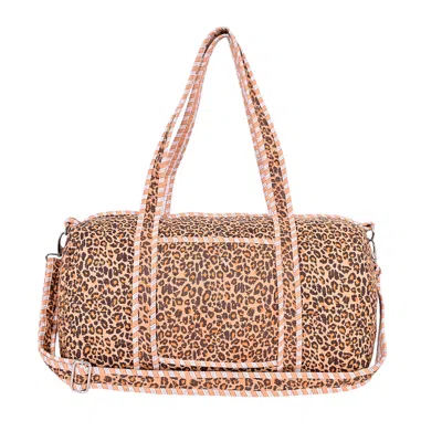 Conscious Yoga Collective Women's Brown / Neutrals The Brown Leopard Print Weekender