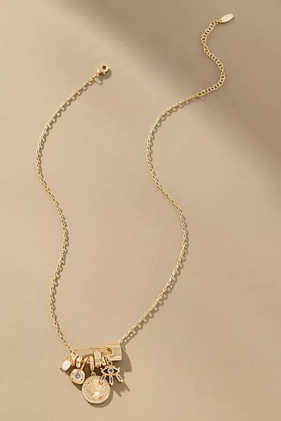 By Anthropologie Cluster Charm Icon Necklace