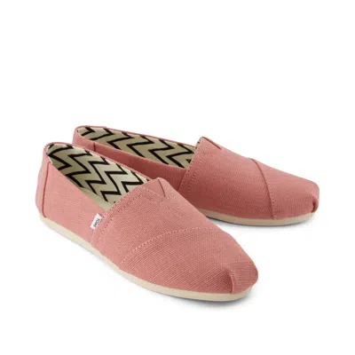 Toms Shoes Alpargata Vintage Pink Heritage Canvas
