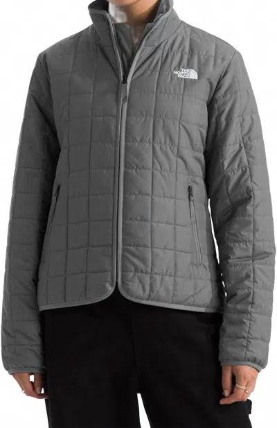 The North Face Junction Insulated Parka Jacket In Smoked Pearl