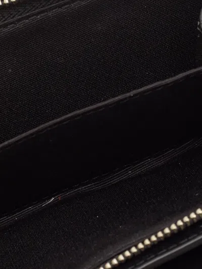Pre-owned Marc Jacobs Vintage Leather Bi-fold Wallet In Blue