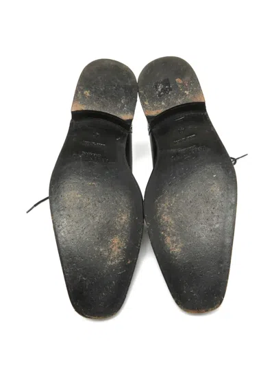 Pre-owned Valentino Garavani Leather Brogue Shoes In Black