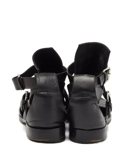 Pre-owned Pierre Hardy Cut-out Buckled Boots In Black